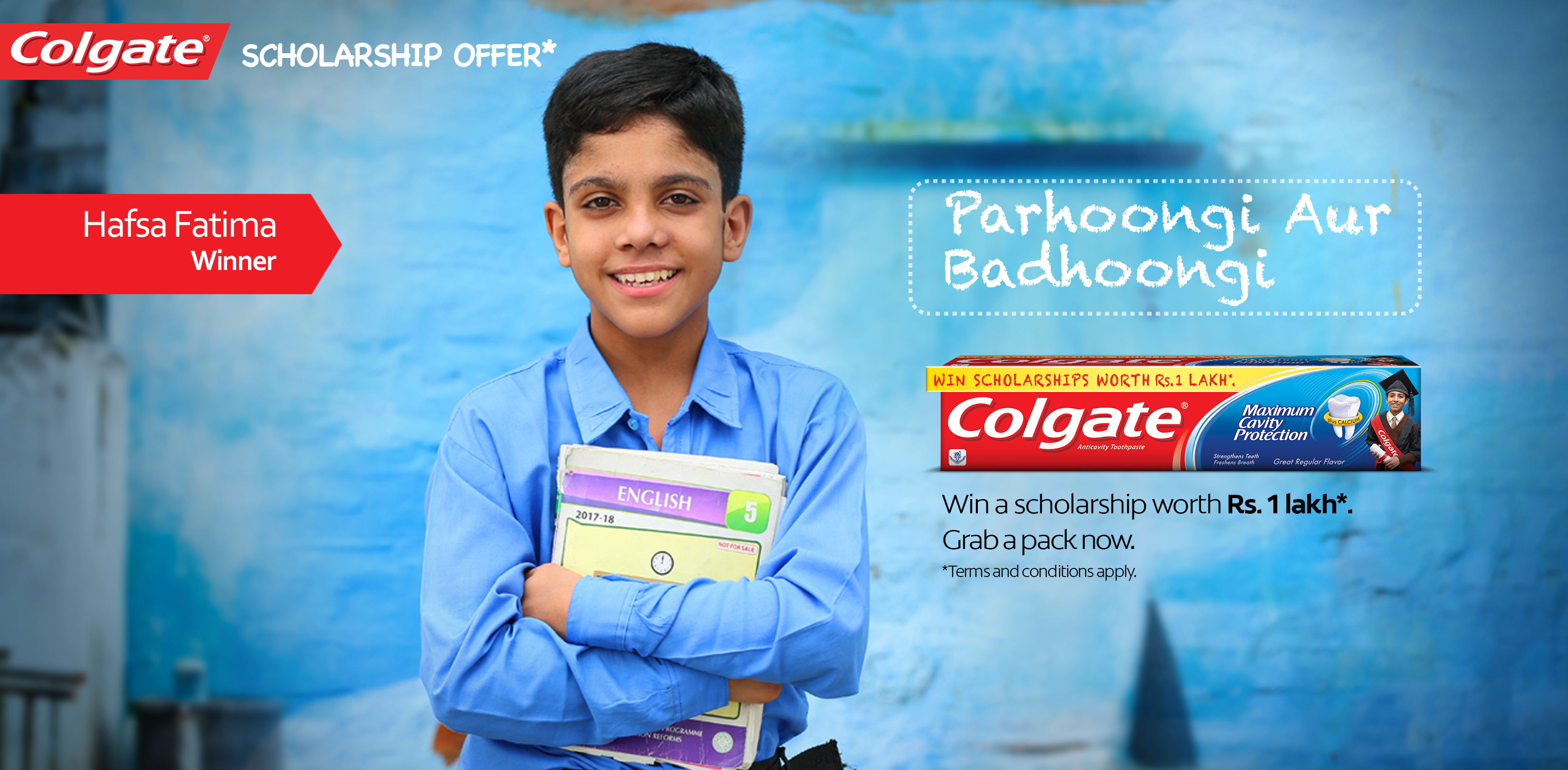 Colgate Scholarship Campaign — Parhoongi Aur Badhoongi